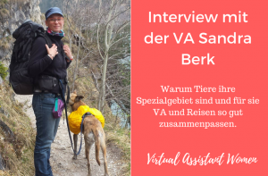 interview virtuelle assistentin sandra berk